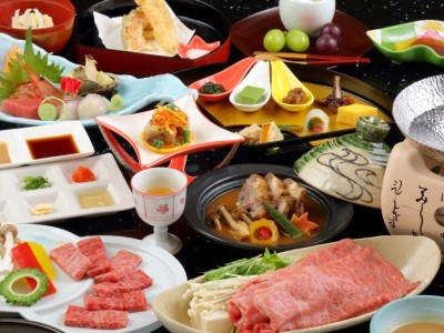 肉づくしプレミアム会席一例