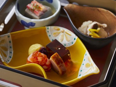 【土地の恵み会席】冬(2025年12月～2026年2月)前菜 盛り合わせ