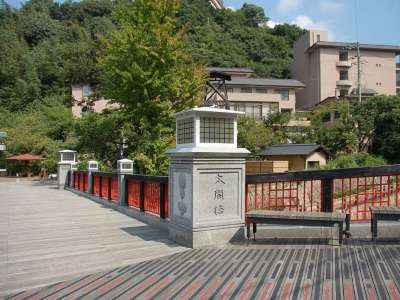 有馬温泉の入り口にある「太閤橋」