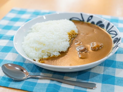朝食メニュー（カレー）