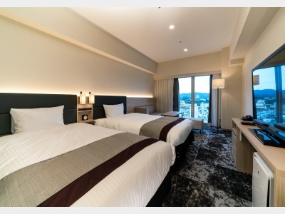 【禁煙】デラックスツイン【1名利用】