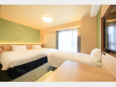 ツインルーム　エキストラベッド付き