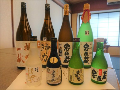 呑海楼で取り扱いしている地酒