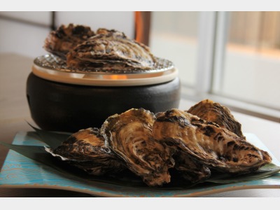 赤穂産牡蠣を使った焼牡蠣