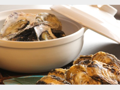 赤穂産牡蠣を使った蒸牡蠣