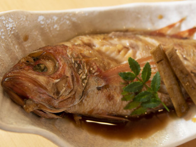 のどぐろ煮つけ一例