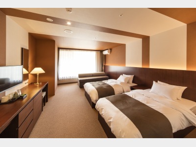 ホテルザ・パヴォーネ　カジュアルツイン客室一例