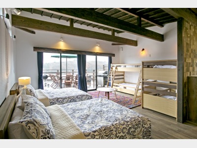 グランピングキャビン　客室一例