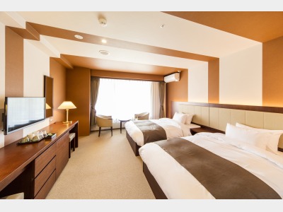 ホテルザ・パヴォーネ　スタンダードツイン客室一例