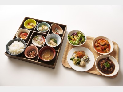 朝食【彩り小鉢のビュッフェ】