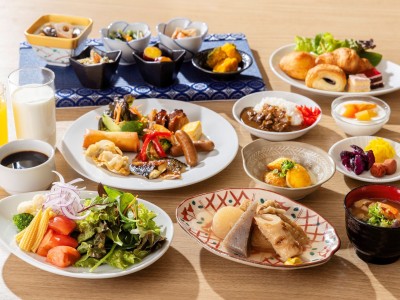 【朝食】ビュッフェ盛り付け例