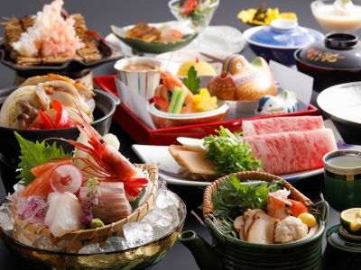 秋の夕食会席料理　一例