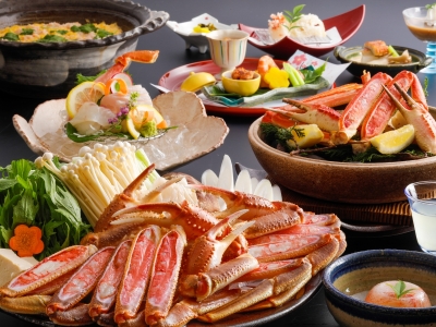 冬季限定　蟹大鍋　一例