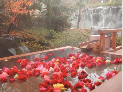 ばら妃乃湯（女性露天風呂）