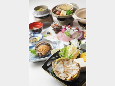 味覚料理　あわびしゃぶ