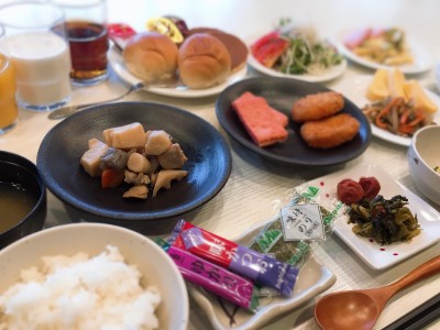 朝食バイキング