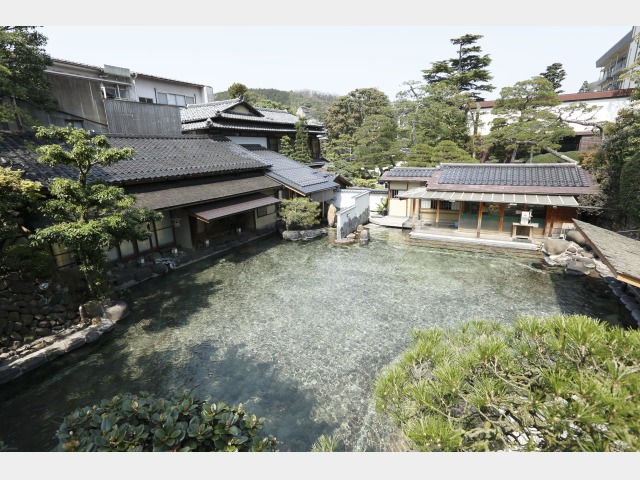 湯之助の宿　長楽園 庭園露天風呂
