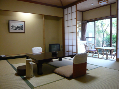 客室一例　露天風呂付き客室