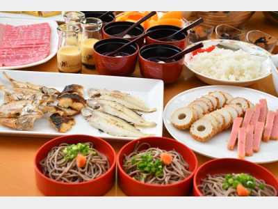 朝食バイキング
