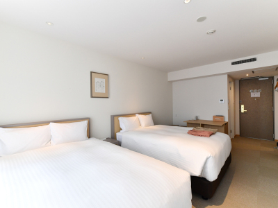 【全室禁煙】スタンダードツインダブルベッドルーム
