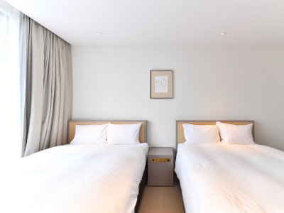 【全室禁煙】スタンダードツインダブルベッドルーム