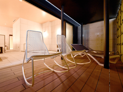 女性外気浴スペース