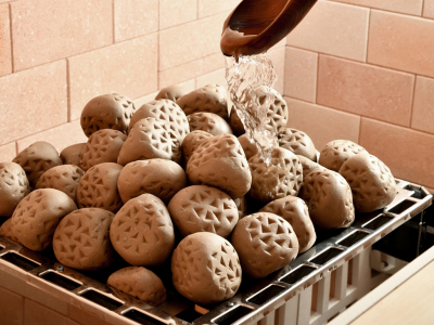 女性サウナセルフロウリュ