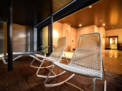 男性外気浴スペース