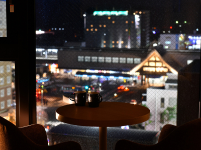 客室からの夜景