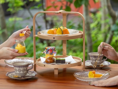 【朝食／デザート】アフタヌーンティースタイルでデザートをご提供いたします。