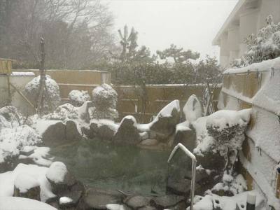 雪の露天風呂