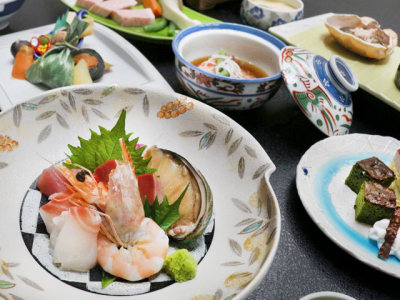 夕食：源氏物語コース