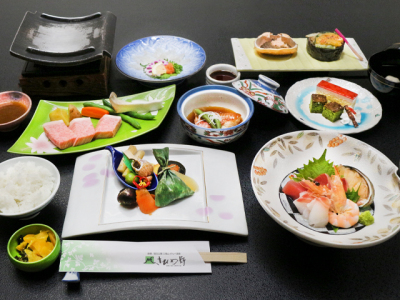 夕食：源氏物語コース