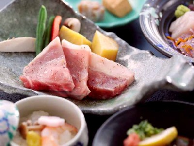 夕食：徒然草コース