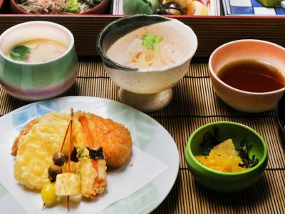 夕食：天麩羅定食