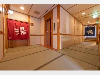 大浴場　のれん