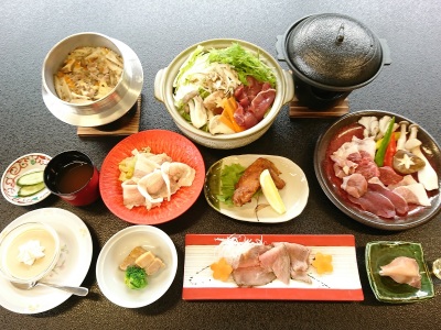 肉の食べ比べ会席