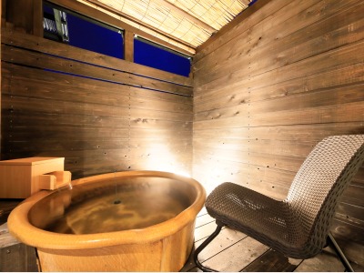 【露天風呂付和室ツイン】プライベートな滞在におすすめです（一例）