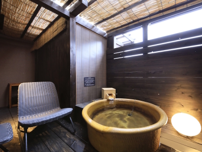 【露天風呂付和室ツイン】プライベートな滞在におすすめ（一例）