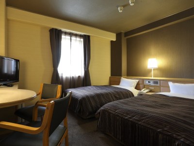 ◆ツインルーム◆17平米・ベッド幅110ｃｍ