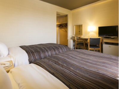 ◆ツインルーム◆17平米・ベッド幅110ｃｍ