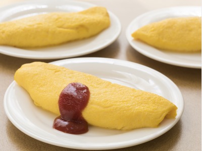 ◆オムレツ（イメージ）◆人気のオムレツは、いつも出来立て！