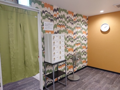 男性用大浴場　貴重品ロッカー