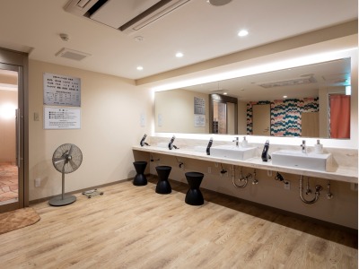 女性用大浴場　脱衣所