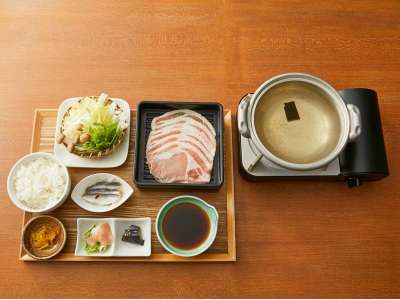 ピーチ豚のしゃぶしゃぶ御膳