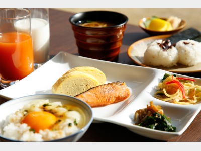 朝食バイキング一例