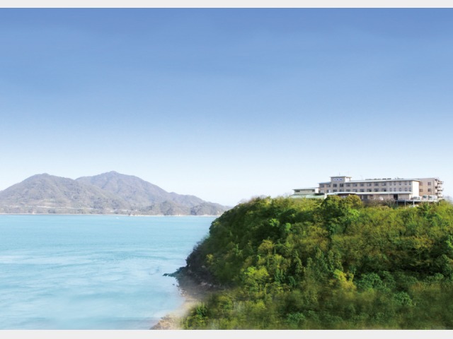 ホテル清風館 建物全景、外観