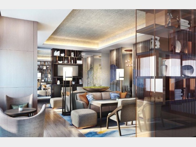 ヒルトン広島 ロビーイメージ※パース