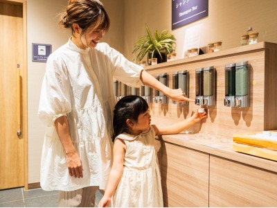 シャンプーバー　家族