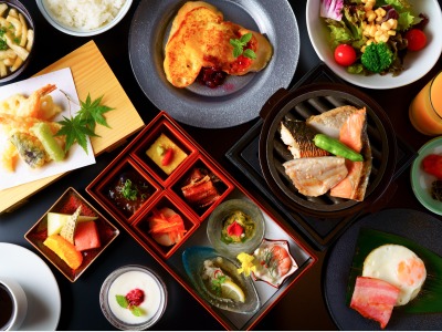 朝食　一例　真上から